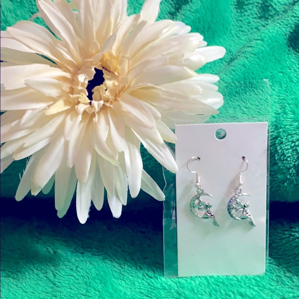 Silver Moon, Star & Fairy Earrings!!
